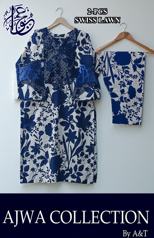 2pc Swiss Lawn Suit